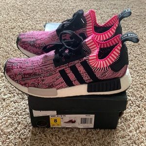 Pink and Black Adidas NMD_R1